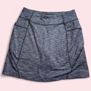 Athleta Heathered Gray Mini Skirt